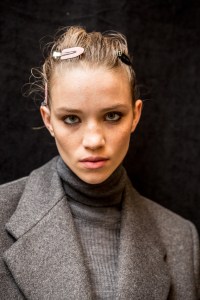 Backstage at Khaite RTW Fall 2020