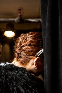 Backstage at Khaite RTW Fall 2020