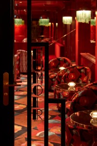 The smoking room at Le Boeuf sur le Toit in Paris.