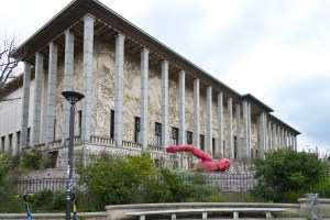 The exhibit is at the Palais de la Porte Dorée, consider a gem of the Art Deco era.