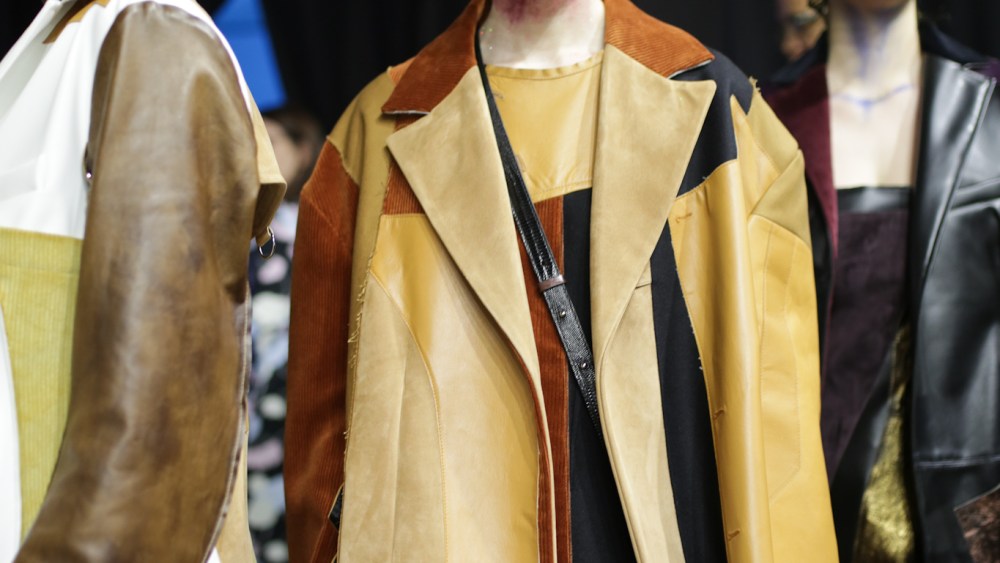 Backstage at Marni RTW Fall 2020