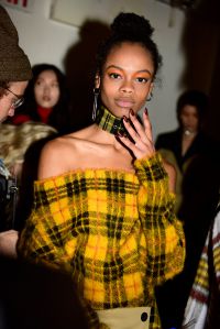 Backstage at Monse RTW Fall 2020