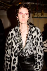 Backstage at Monse RTW Fall 2020