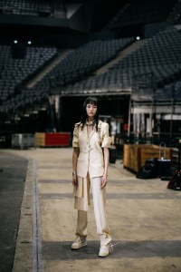 Backstage at Off-White RTW Fall 2020