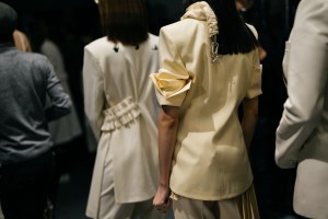 Backstage at Off-White RTW Fall 2020