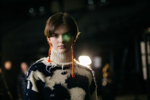 Backstage at Off-White RTW Fall 2020