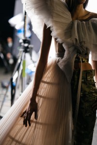 Backstage at Off-White RTW Fall 2020