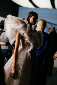 Backstage at Off-White RTW Fall 2020