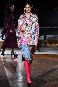 Model on the catwalkPrabal Gurung show, Runway, Fall Winter 2020, New York Fashion Week, USA - 11 Feb 2020