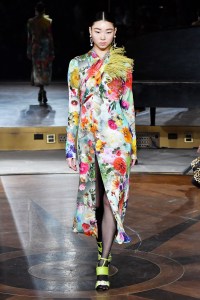 Model on the catwalkPrabal Gurung show, Runway, Fall Winter 2020, New York Fashion Week, USA - 11 Feb 2020