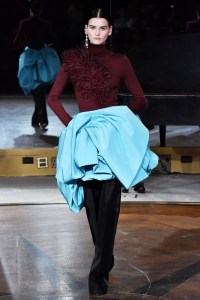 Model on the catwalkPrabal Gurung show, Runway, Fall Winter 2020, New York Fashion Week, USA - 11 Feb 2020