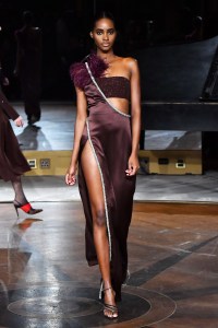 Model on the catwalkPrabal Gurung show, Runway, Fall Winter 2020, New York Fashion Week, USA - 11 Feb 2020