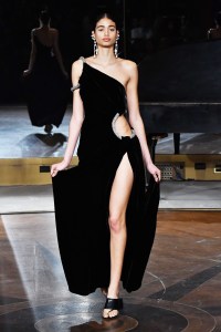 Model on the catwalkPrabal Gurung show, Runway, Fall Winter 2020, New York Fashion Week, USA - 11 Feb 2020