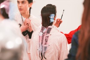 Backstage at Proenza Schouler RTW Fall 2020