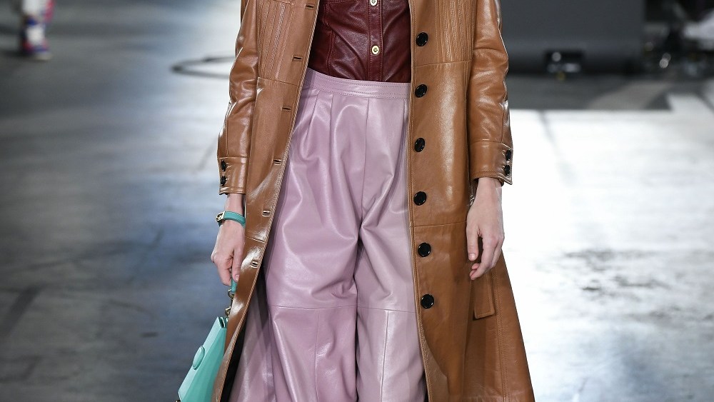 Leather styles were a key trend at New York Fashion Week, even as imports of apparel made with the material to the U.S. declined in 2019.