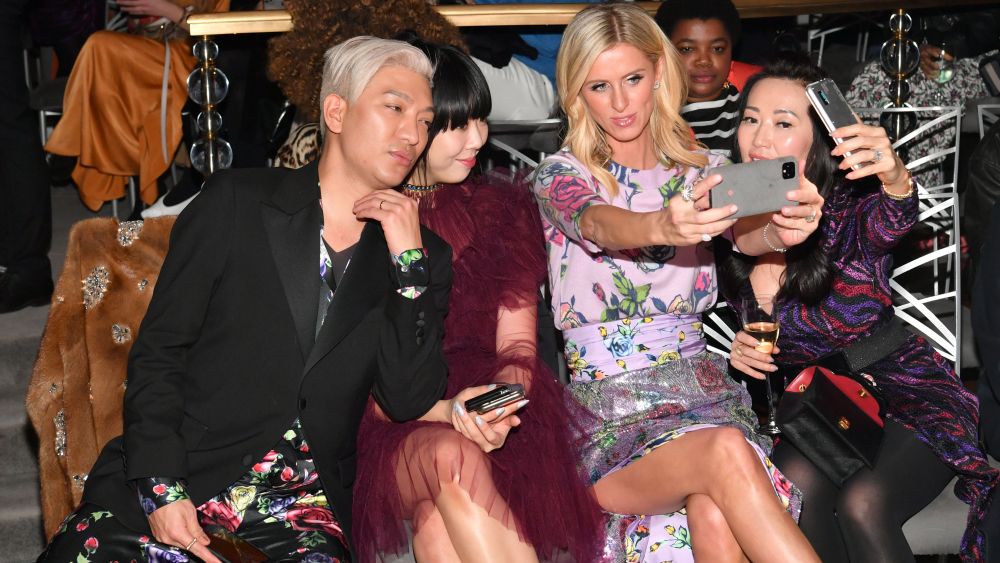 Bryanboy, Susie Bubble, Nicky Hilton Rothschild and Tina CraigPrabal Gurung show, Front Row, Fall Winter 2020, New York Fashion Week, USA - 11 Feb 2020