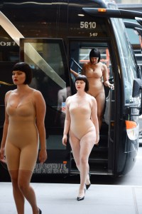 The influencer’s shapewear collection had its Nordstrom debut in Manhattan on Wednesday.