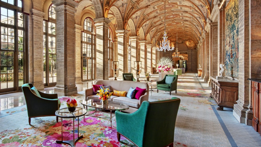 Adam D. Tihany's new lobby décor for The Breakers in Palm Beach.