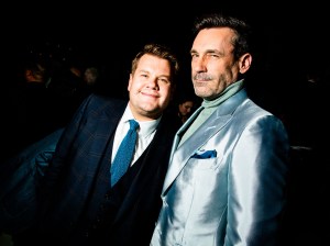 James Corden and Jon Hamm