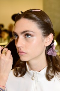 Backstage at Tory Burch RTW Fall 2020