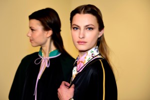 Backstage at Tory Burch RTW Fall 2020