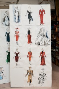 William Ivey Long's studio in New York City.