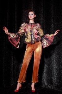 Zandra Rhodes Presentation RTW Fall 2020, photographed in London on 18 February 2020