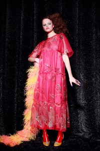 Zandra Rhodes Presentation RTW Fall 2020, photographed in London on 18 February 2020