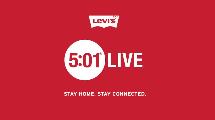 Every day at 5:01, Levi’s will stream live performances on Instagram Live to support the arts and COVID-19 relief efforts.