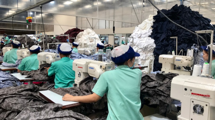 Cambodia garment factory