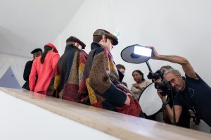 Backstage at Akris RTW Fall 2020