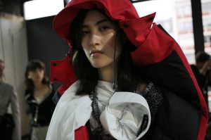 Backstage at Sacai RTW Fall 2020