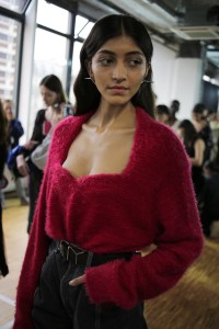 Backstage at Sacai RTW Fall 2020