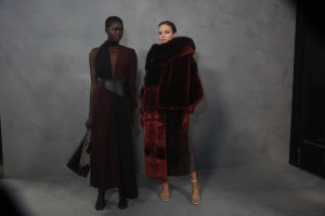 Backstage at Givenchy RTW fall 2020