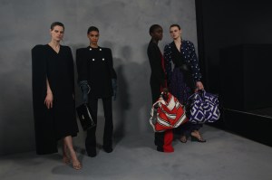 Backstage at Givenchy RTW fall 2020