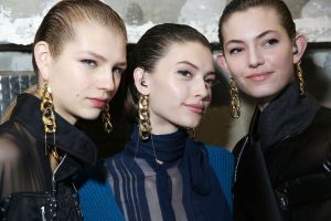 Backstage at Sacai RTW Fall 2020