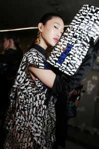 Backstage at Sacai RTW Fall 2020