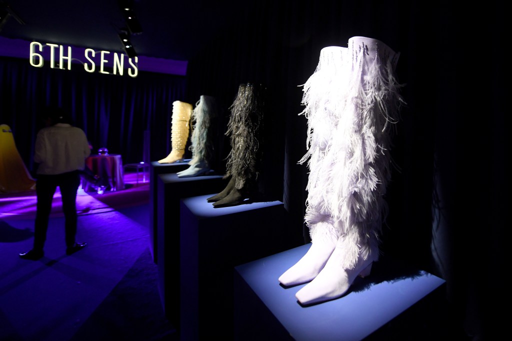 PARIS, FRANCE - FEBRUARY 27: General view during Sensorama Vivier - the Roger Vivier press day at Fondation Cino et Simone del Duca during Paris Fashion Week Womenswear Fall Winter 2021 on February 27, 2020 in Paris, France. (Photo by Anthony Ghnassia/Getty Images For Roger Vivier)