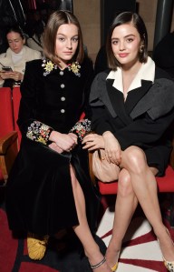 Emma Corrin and Lucy Hale