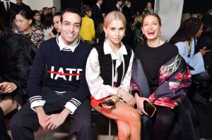 Mohammed Al Turki, Caroline Daur and Helena Bordon in the front row