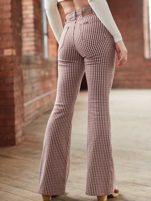 Lee added ‘70s-inspired denim to its Vintage Modern Collection for Spring 2020, including flare jeans, denim shorts and a romper.
