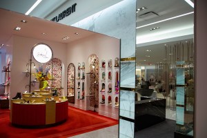 Fendi is one of 15 shoe shop-in-shops.
