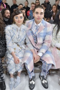 Maisie Williams and Reuben Selby