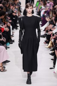 Model on the catwalk