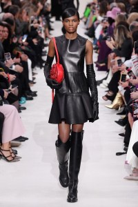 Model on the catwalk