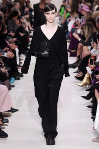Model on the catwalk