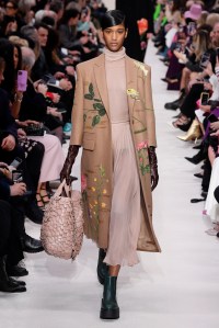 Model on the catwalk