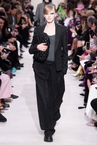 Model on the catwalk