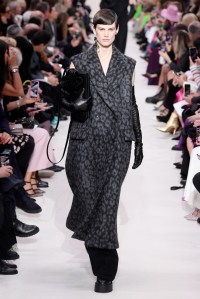 Model on the catwalk