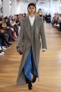 Model on the catwalk